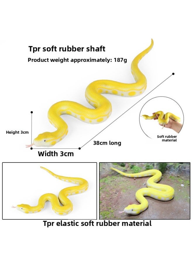 Cross-Border Children's Toys Simulated Wild Animal Model Ornaments Reptile Python Cobra Rattlesnake