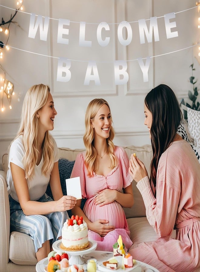 ميفنجدا طقم لافتات يمكنك صنعها بنفسك مع حروف فضية لامعة، لافتات عيد ميلاد قابلة للتخصيص، لافتة تخرج، لافتات معلقة للحفلات مخصصة لحفلات التخرج وحفلات الزفاف وتزيين حفلات استقبال المولود (فضي لامع) - Image 4