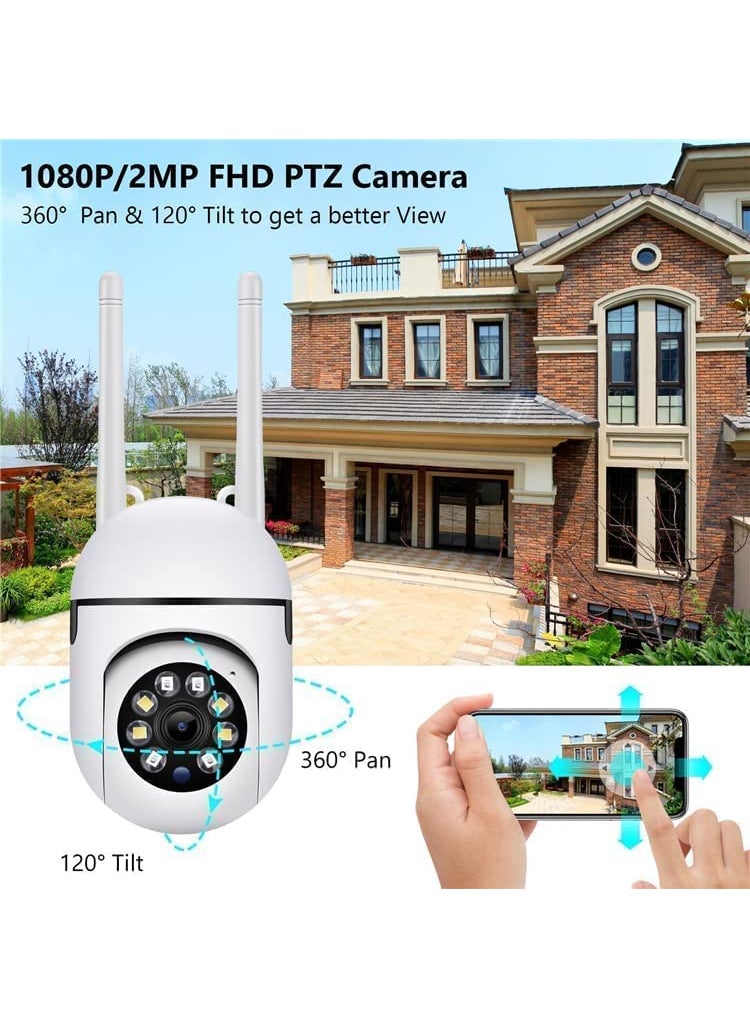 Generic Smart 360° WiFi Outdoor Security Camera | 2MP Full HD | PTZ | Colour Night Vision | 2 Way Talk | Motion & Sound Detect | 2 Year Brand Replacement Warranty | Weather Proof IP65  - Image 5