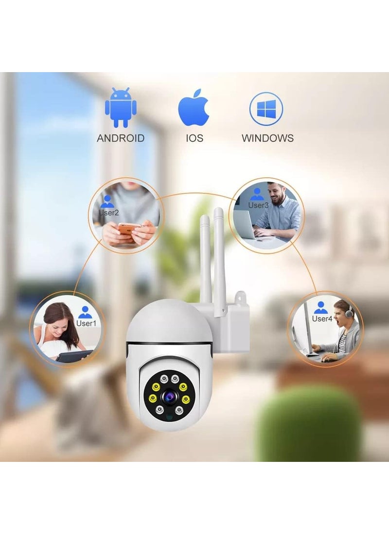 Generic Smart 360° WiFi Outdoor Security Camera | 2MP Full HD | PTZ | Colour Night Vision | 2 Way Talk | Motion & Sound Detect | 2 Year Brand Replacement Warranty | Weather Proof IP65  - Image 4