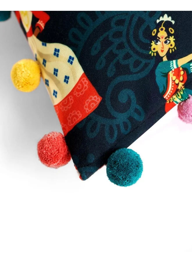 Chumbak Chumbak Classics Dancing Queens Cushion Cover