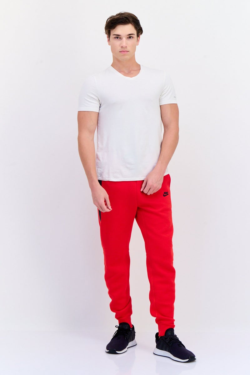 Nike Men Slim Fit Outdoor Track Pants, Red - Image 4