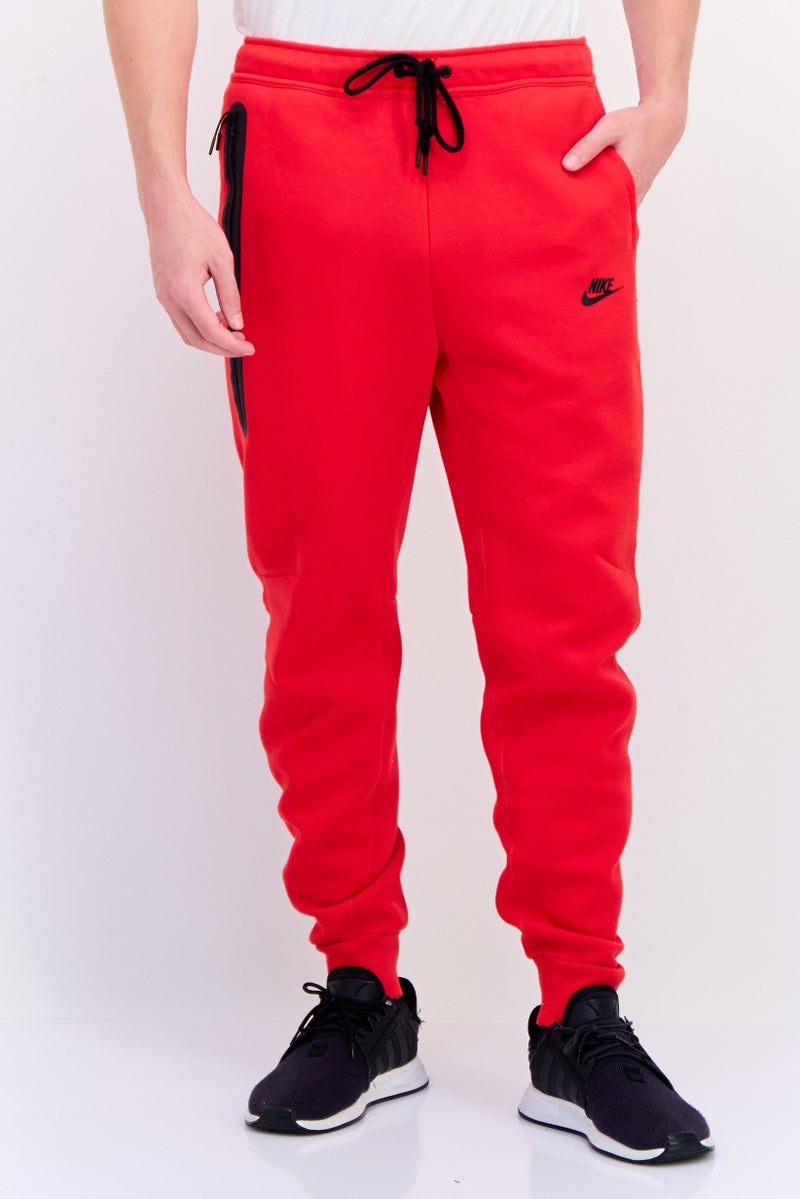 Nike Men Slim Fit Outdoor Track Pants, Red - Image 1