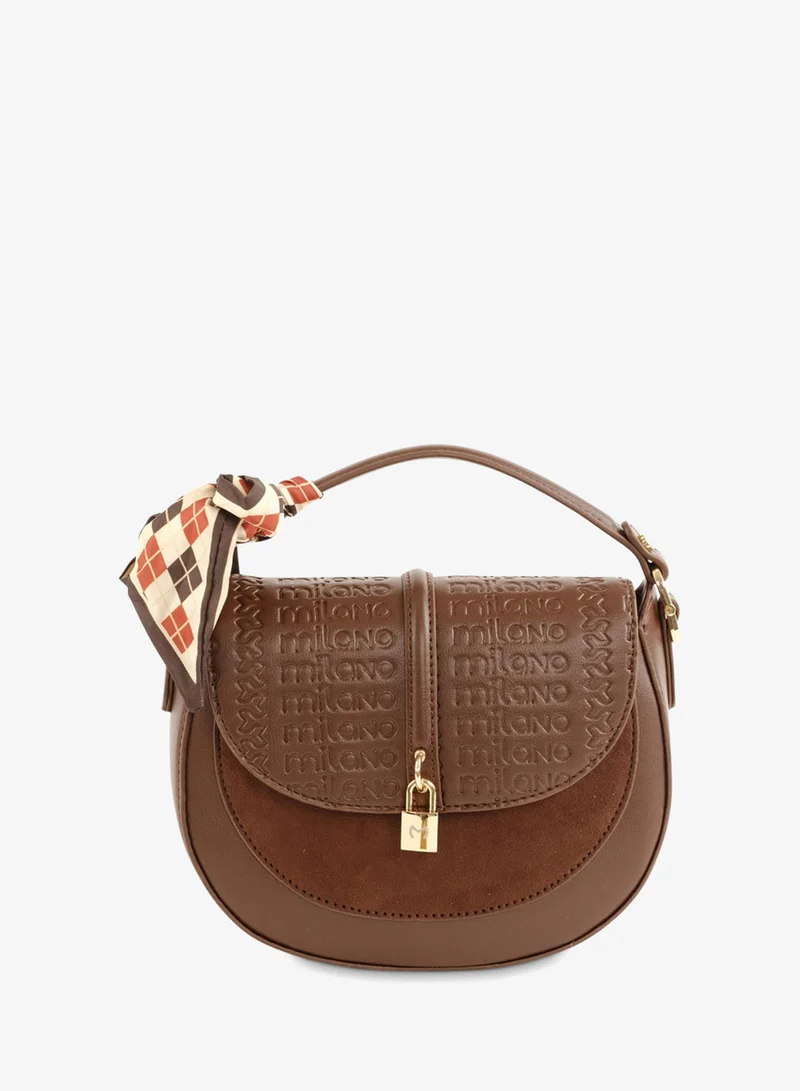ميلانو NYLA CROSSBODY -Dark Brown