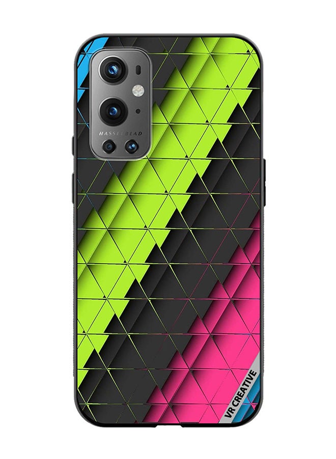 VR CREATIVE Protective Case Cover For OnePlus 9 Pro Abstract Design Multicolour - Image 1