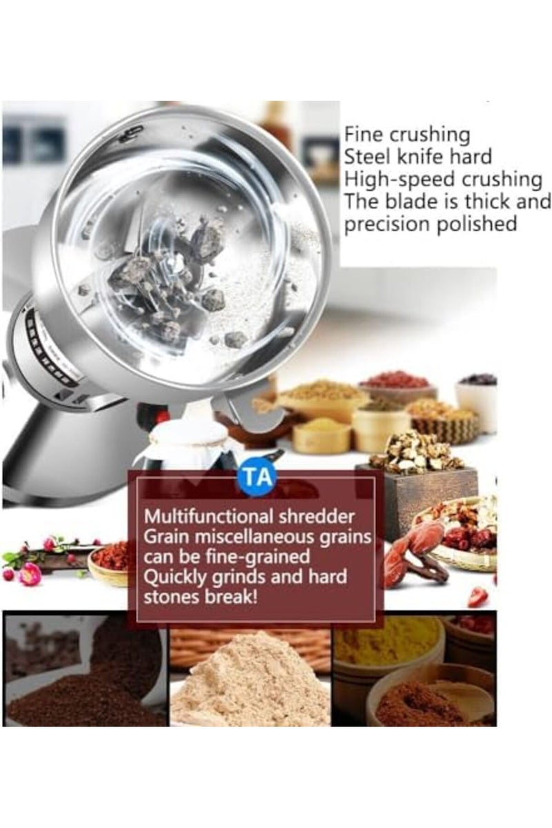 SILVER CREST Electric High-Speed Grinder Stainless Steel Powder Mill For Spices, Herbs & Grains 250g - Image 4