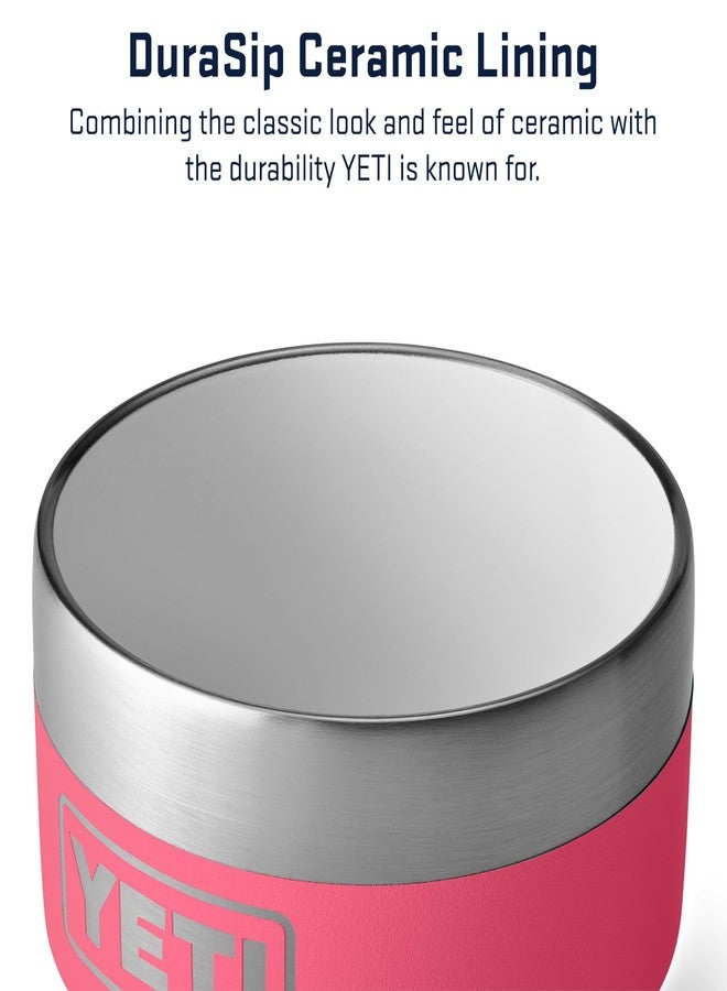 YETI Rambler 4 oz Stackable Cup, Stainless Steel, Vacuum Insulated Espresso/Coffee Cup, 2 Pack, Tropical Pink - Image 3