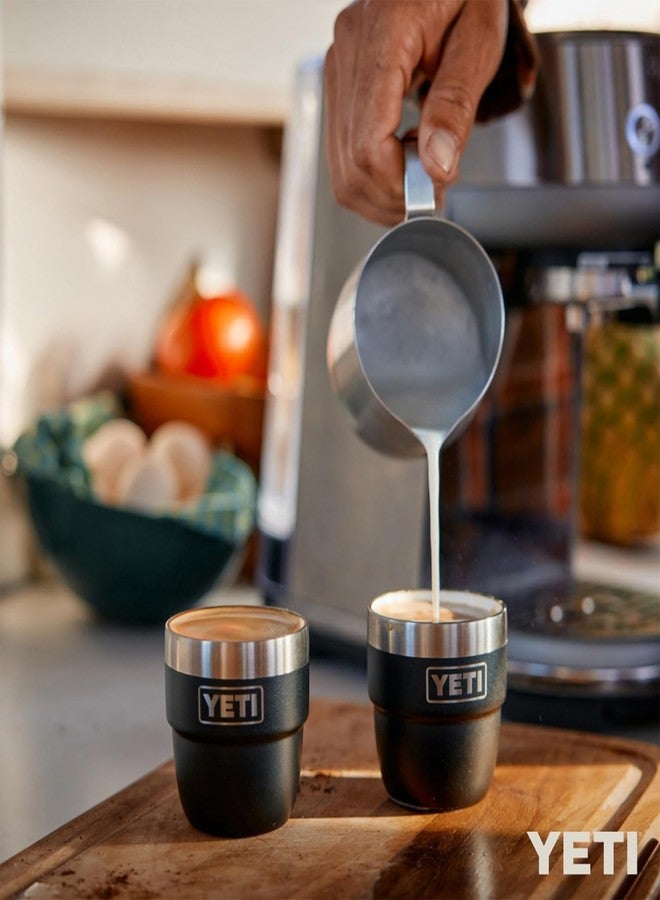 YETI Rambler 4 oz Stackable Cup, Stainless Steel, Vacuum Insulated Espresso/Coffee Cup, 2 Pack, Tropical Pink - Image 4