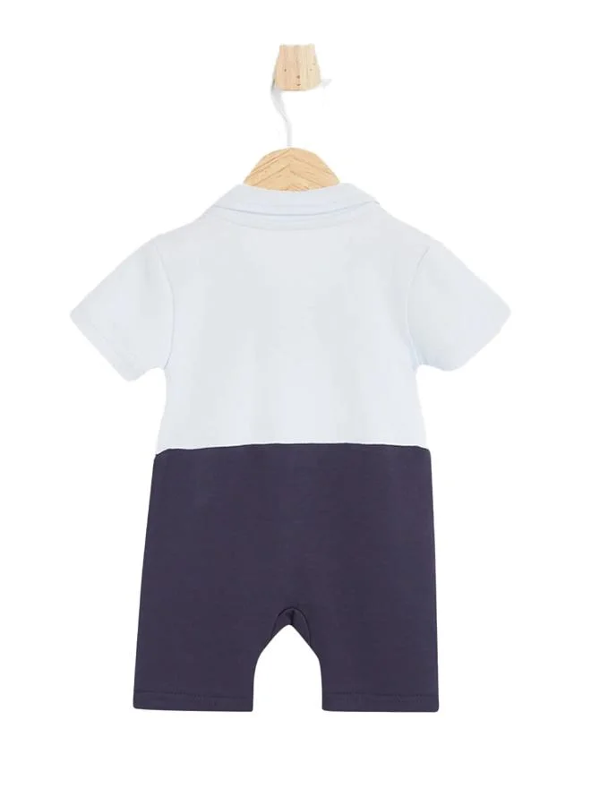 Babies & More Babies & More Newborn Boys Blue Romper
