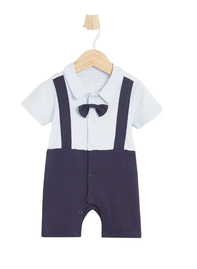 Babies & More Babies & More Newborn Boys Blue Romper