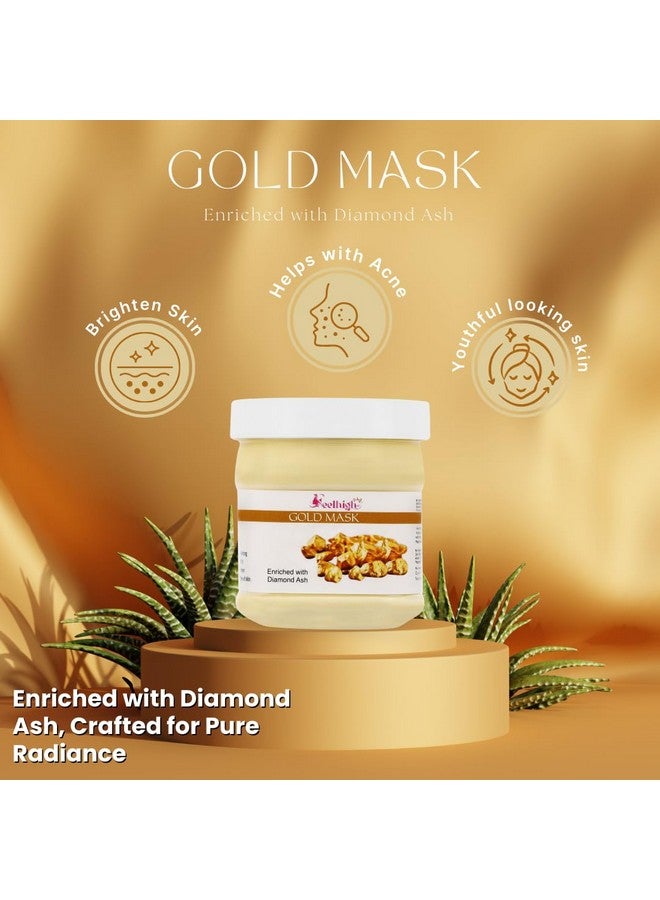 Feelhigh FACE Mask pack2- Skin Care products - Facial product -500ml each -pack2 (Gold mask2) - Image 2