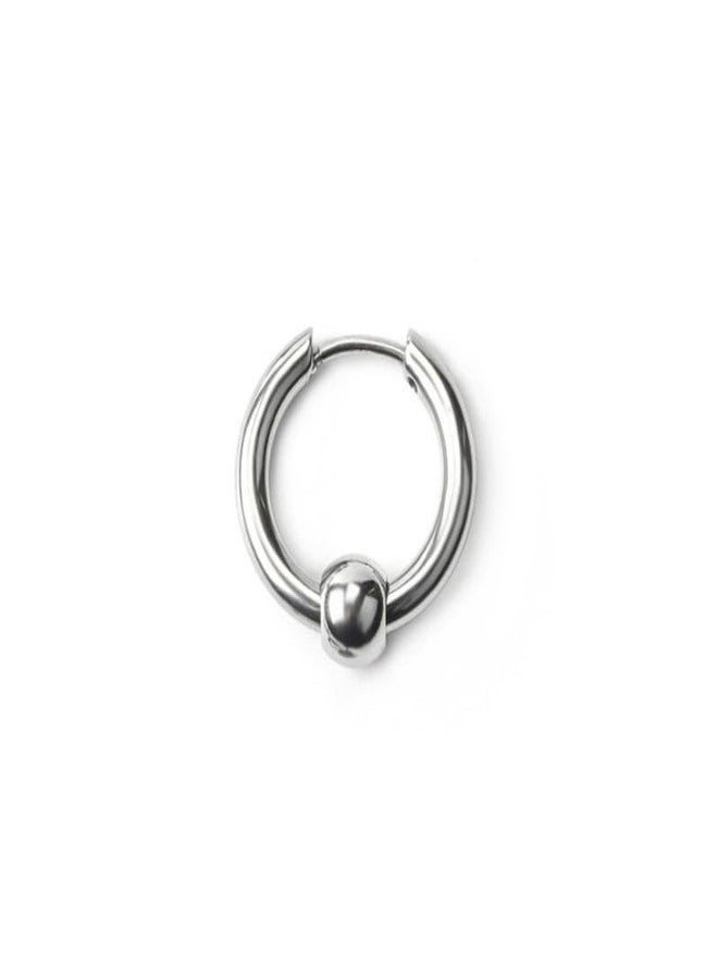 SALTY ALPHA Anti Tarnish Single (1 Side) Valyrian Earring for Men | Ear Hoop for Man | Stylish Fashion Jewellery Accessories for Boys | Minimal Jewelry | Ideal for Gifting | Marriage, Birthday | Gift for Valentine Day - Image 1
