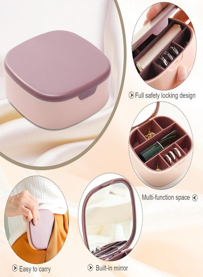 Cloudzy Heart Shape Jewellery Box 3 Layer Rotation Ring Necklace Display Storage Case Deer Antler Organizer Stud Earring Transparent Appearance Box - Image 2