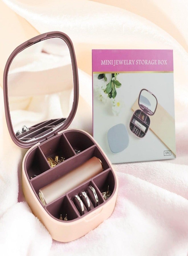 Cloudzy Heart Shape Jewellery Box 3 Layer Rotation Ring Necklace Display Storage Case Deer Antler Organizer Stud Earring Transparent Appearance Box - Image 1