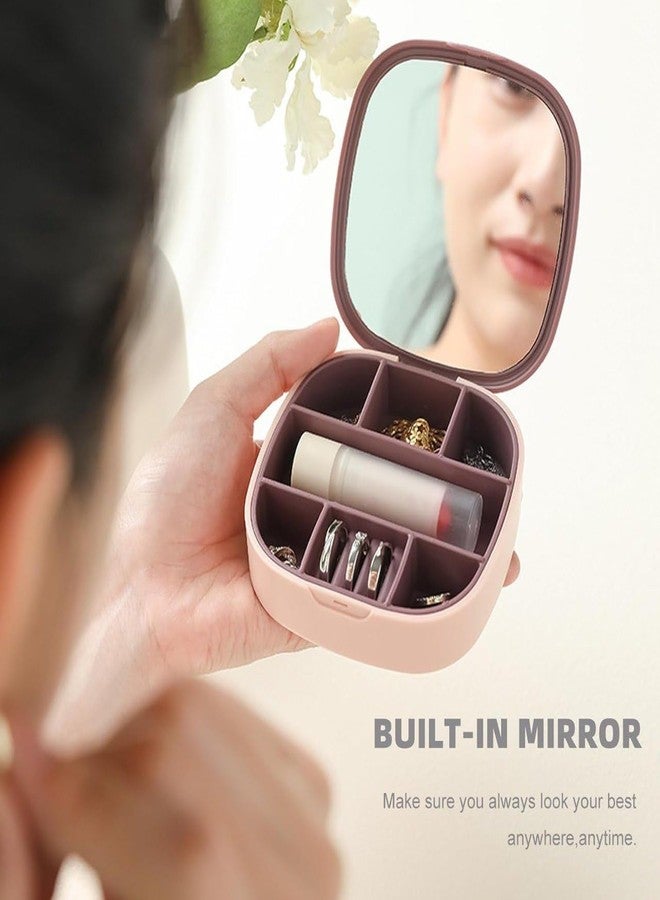 Cloudzy Heart Shape Jewellery Box 3 Layer Rotation Ring Necklace Display Storage Case Deer Antler Organizer Stud Earring Transparent Appearance Box - Image 3
