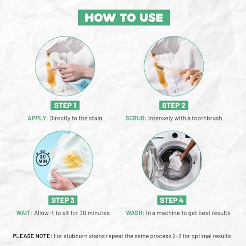 Born Good Natural Fabric Stain Remover For Clothes | 100ml | Removes Tough Stains & Period Stains | Plant-Based, Biodegradable, Non-Toxic, Eco-Friendly, Organic, Herbal - Image 5