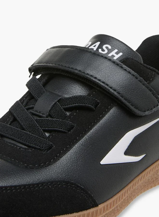 Dash BLACK Boys Hook & Loop School Sports Shoes for Men | Best Price UAE