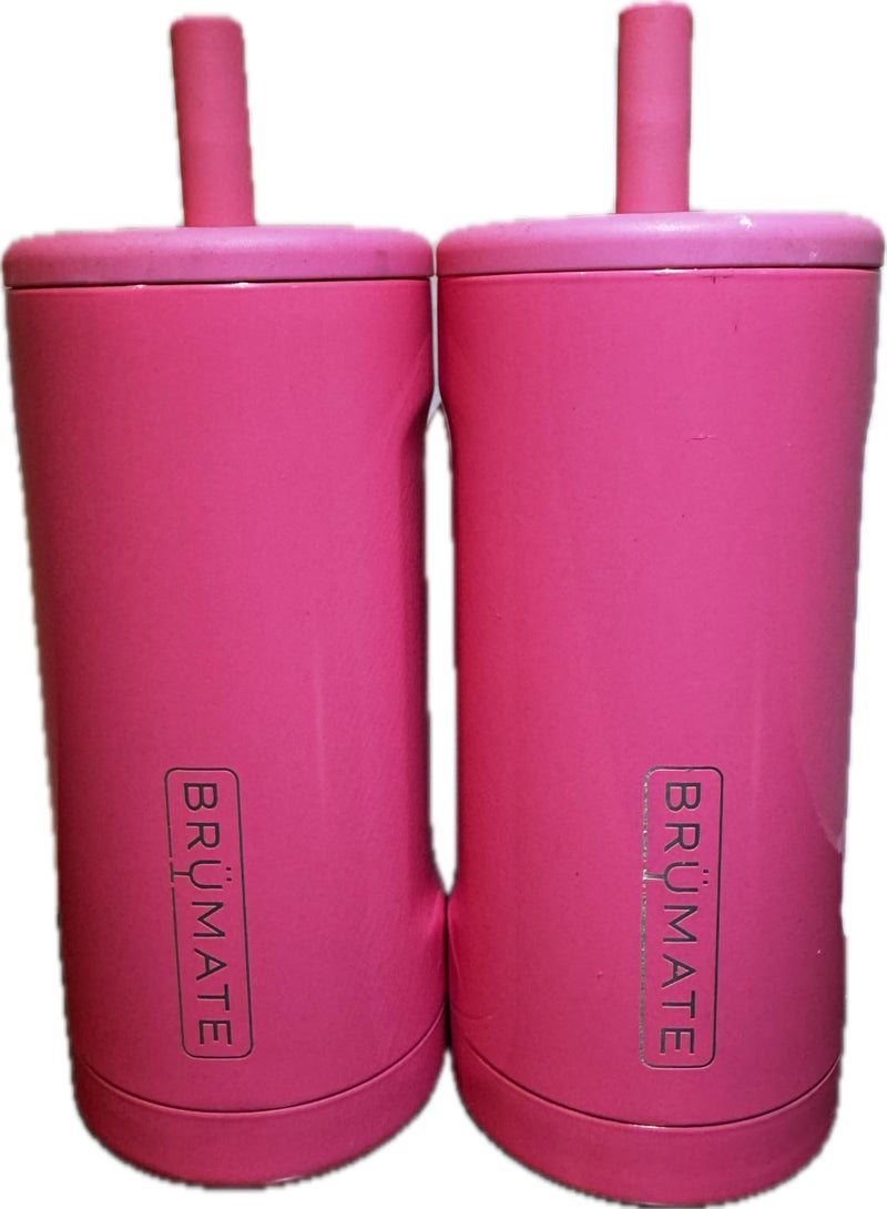 BrÃ¼Mate Brumate 12 oz. Straw Tumbler 2-Pack, Neon Pink - Image 2