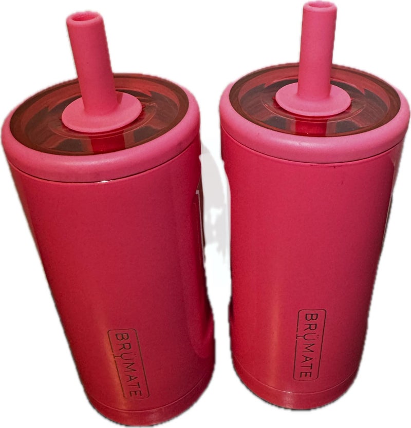 BrÃ¼Mate Brumate 12 oz. Straw Tumbler 2-Pack, Neon Pink - Image 4