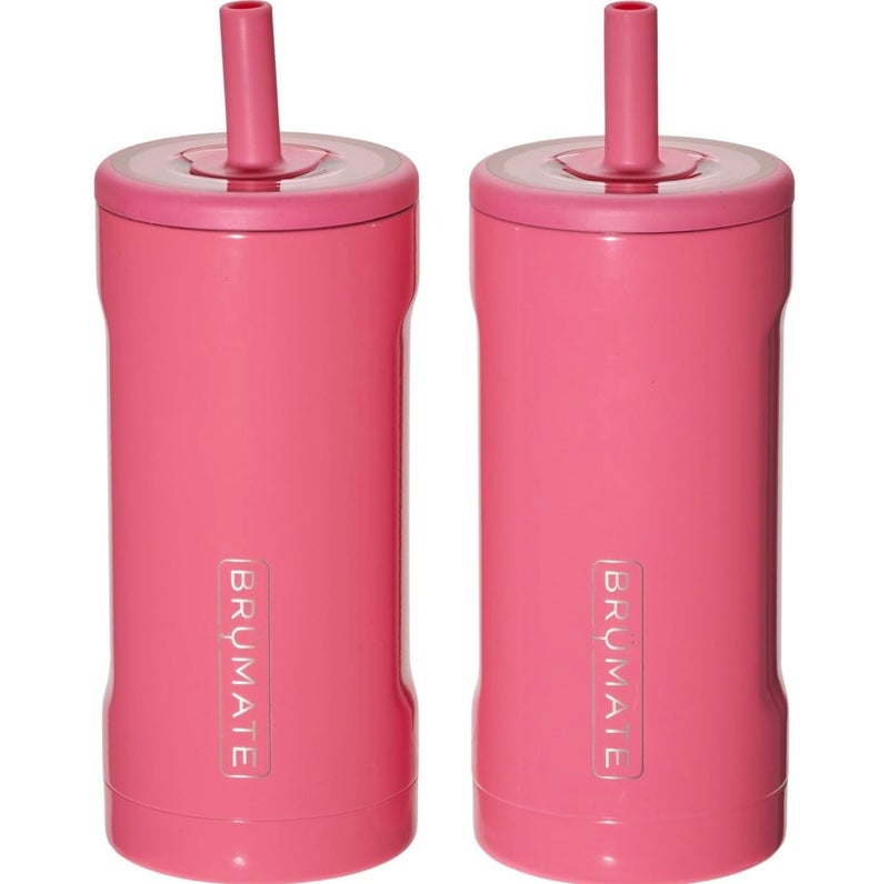 BrÃ¼Mate Brumate 12 oz. Straw Tumbler 2-Pack, Neon Pink - Image 1