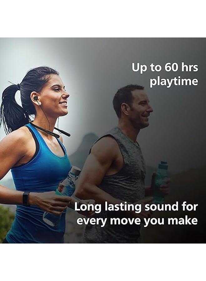 Philips Renewed - Wireless Neckband With 60 Hr Playtime Black - Image 3