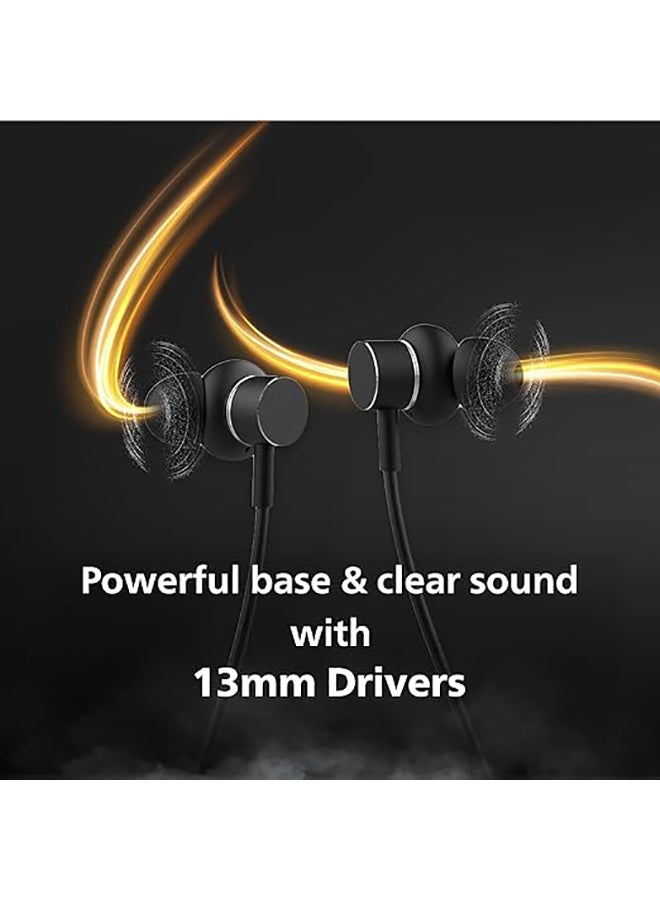 Philips Renewed - Wireless Neckband With 60 Hr Playtime Black - Image 5
