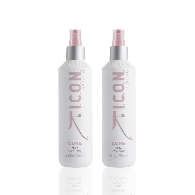 ICON Cure Replenishing Spray SalonQuality Hair Care 85Ounce Bottle Pack of 2