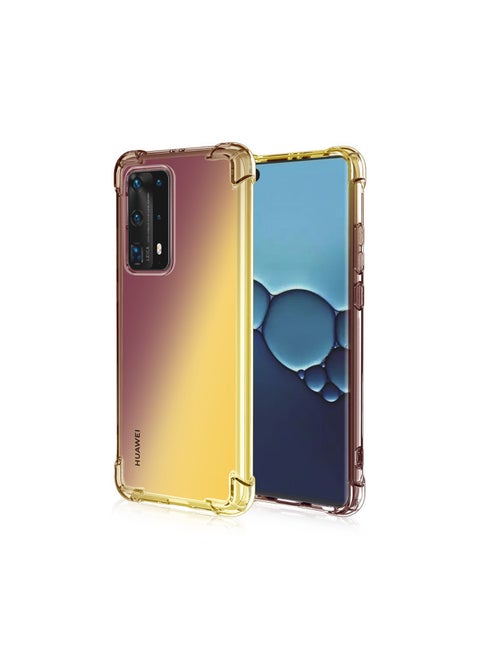 + Huawei Y7prime 2019 Anti-drop Y7A Huawei Y6 2019 Gradient Y9 2019 Phone Case Y7P Applicable-Color:Black Carry Gold-Applicable Model:P Smart 2021/Y7A