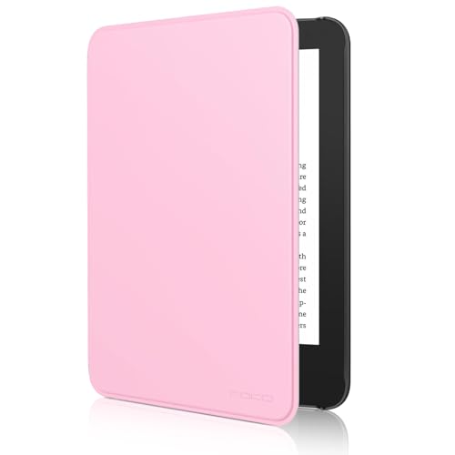 MoKo Case Fits 6" All-New Kindle (11th Generation-2024/2022 Release), Lightweight Shell Cover with Auto Wake/Sleep for Kindle 2024/2022 11th Gen e-Reader, Nosegay Pink - Image 1