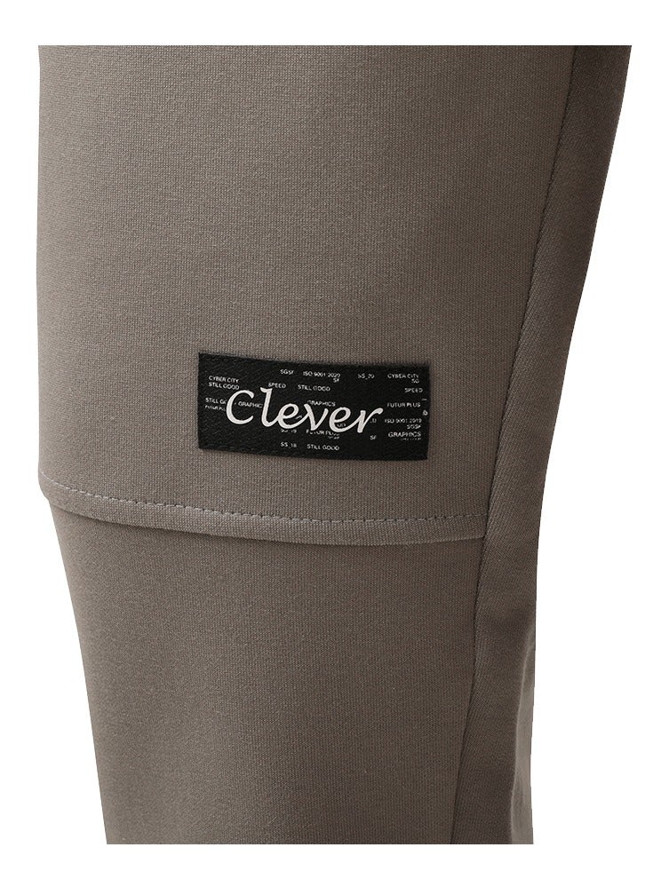 Men's Sweatpants , Melton Cotton Material - Gray