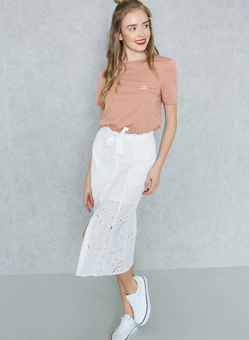 VERO MODA Embroidered T-Shirt