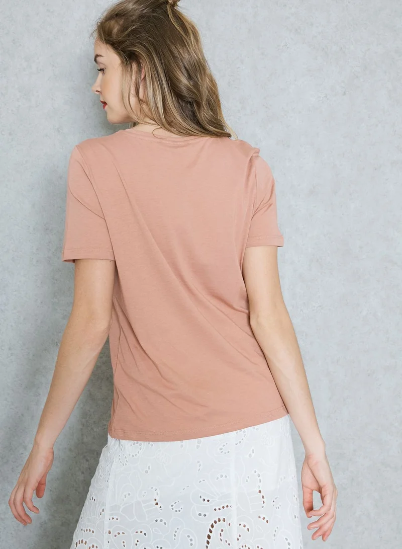 VERO MODA Embroidered T-Shirt