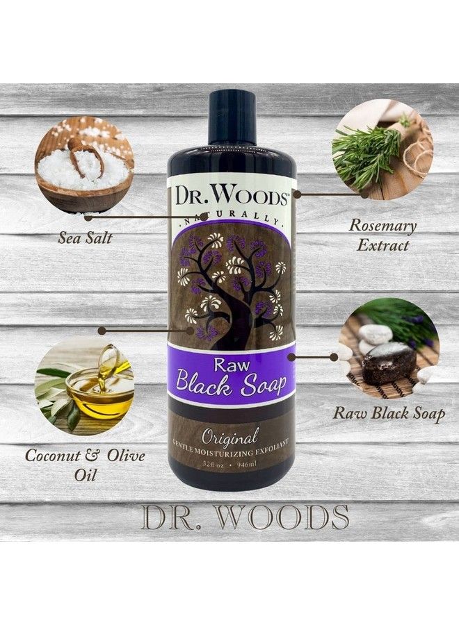 Dr. Woods Raw African Black Moisturizing Liquid Castile Soap 32 Ounce (Pack Of 2) - Image 5