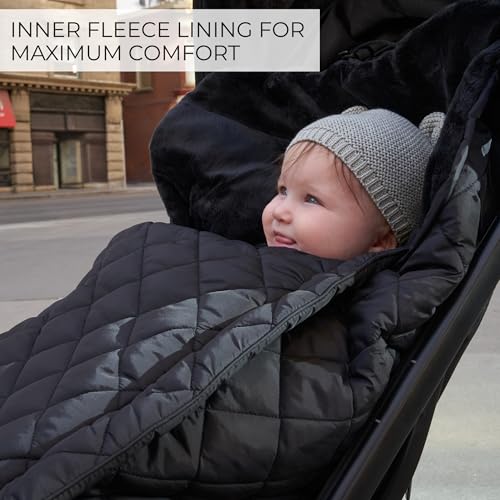 ZICOTO Warm and Cozy Winter Stroller Cover for Baby - Waterproof Bunting Bag with Soft Fleece Lining and Universal Fit for Strollers - Protective Footmuff Blanket for Ultimate Comfort in Wind, Rain & Snow - Image 5
