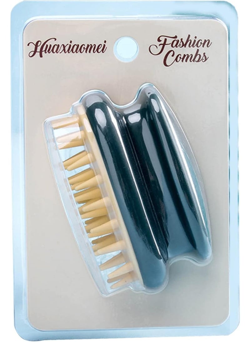 عام فرشاة شامبو تدليك فروة الرأس من السيليكون، فرشاة فروة الرأس، تزيل القشرة ونمو الشعر، مناسبة لجميع أنواع الشعر - Image 1