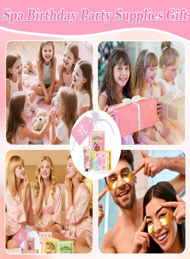 BliBling 90 PCS Spa Party Supplies for Girls Women,Spa Gift Sets Favors Include Face Masks,Hand Cream,Lip Balm,Lip Mask,Under Eye Patches,Hair Band,Daughter Spa Birthday Sleepover Party Supplies for Girls - Image 5