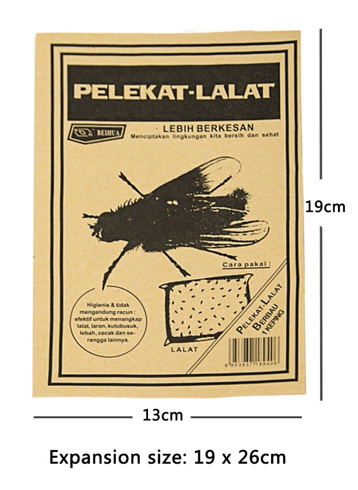 Generic 10 Pcs Sticky Traps for Indoor or Outdoor Use, Flying Insects Catcher Such as Fruit Fly, Aphids, Whiteflies, Leafminers, Mosquitos, Fungus Gnats  - Image 3