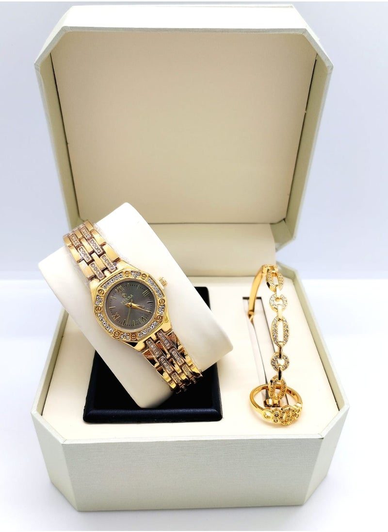 Women's watch set consisting of a watch, bracelet and ring - pzsku/Z72CF635E48C8D32C33C6Z/45/_/1728579325/7c7528b6-0b2d-4790-9b1b-5c39b7415abb