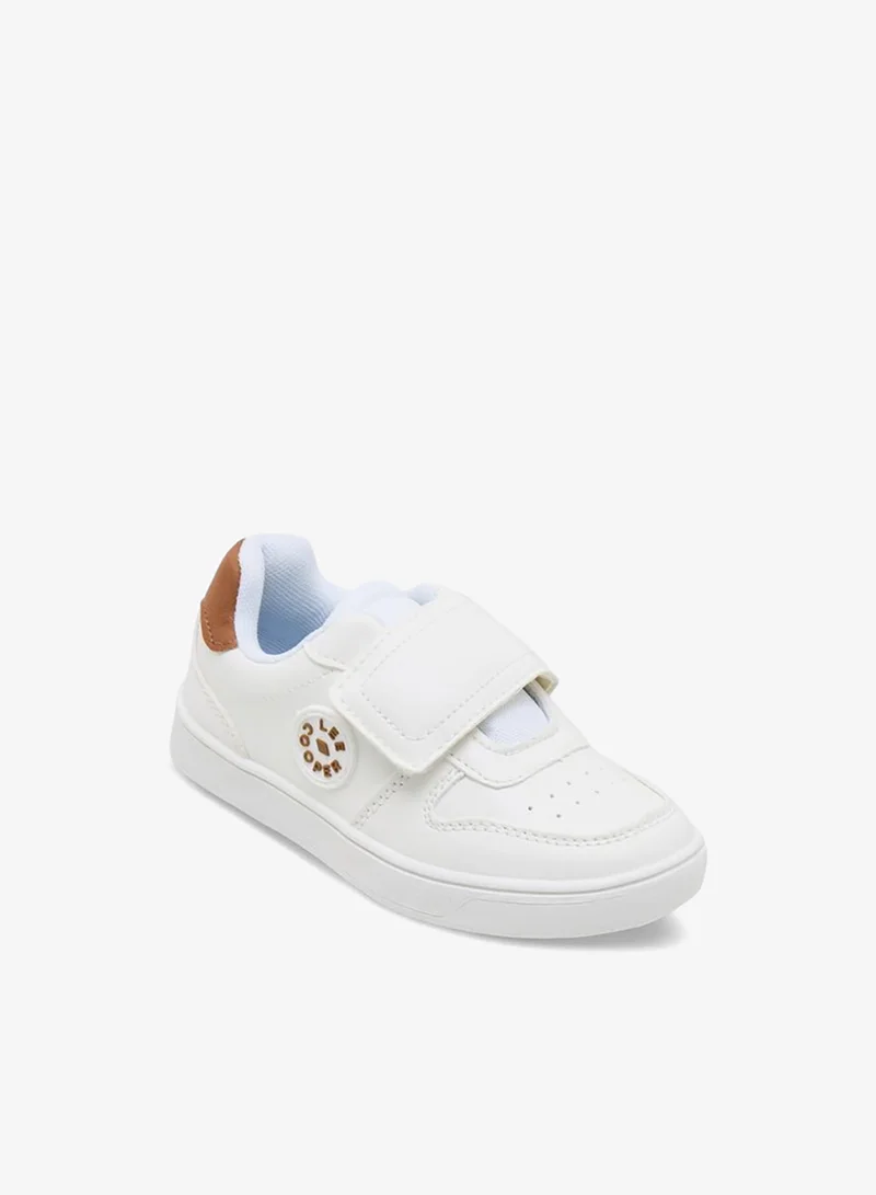 لي كوبر Boys Hook & Loop Ankle Sneakers