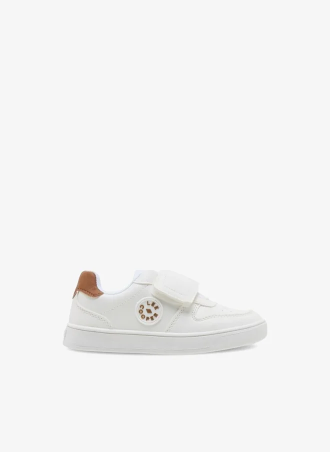 لي كوبر Boys Hook & Loop Ankle Sneakers