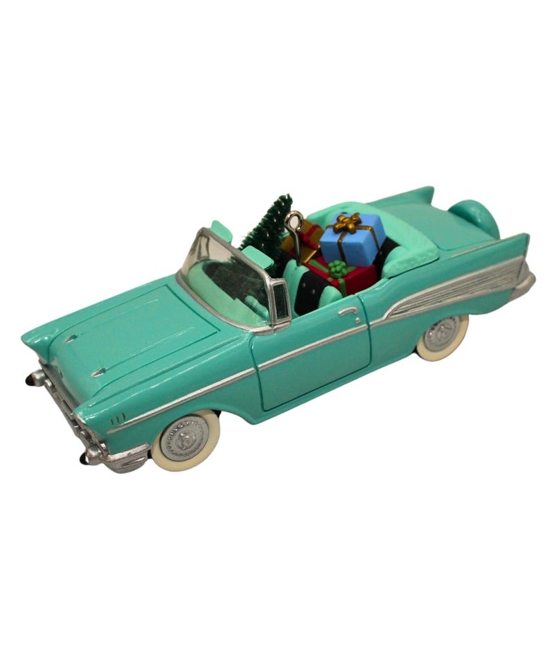 1994 Hallmark Keepsake Ornament 1957 Chevrolet Bel Air Classic American Cars SeriesFourth in Series