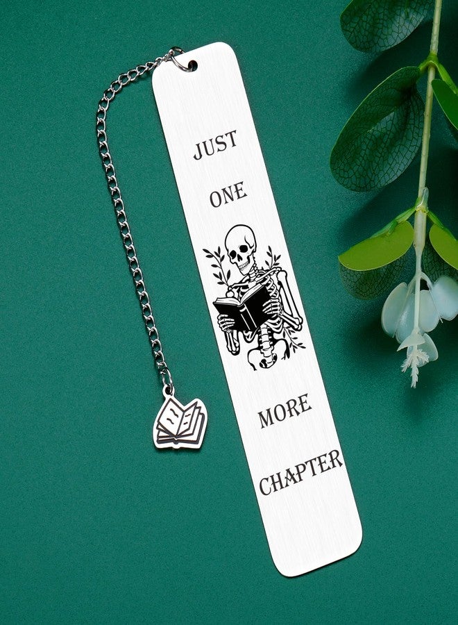 FOOZDEEVAAQ Gothic Skeleton Bookmarks for Women Men Graduation Gift for Daughter Son Dark Romance Book Lovers College Dorm Room Essentials for Guys Back to School Christmas Stuffer Valentines Gift for Kids - Image 2