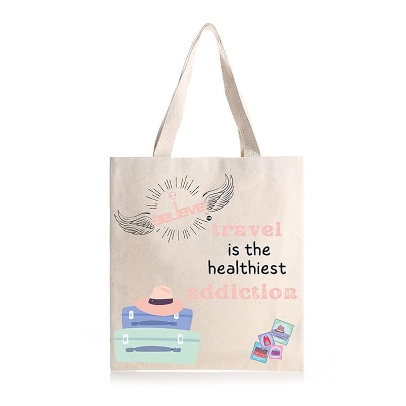 STRUTT حقائب قماش قابلة لإعادة الاستخدام أؤمن بها | حقيبة تسوق من قطن عضوي 100% | متعددة الأغراض صديقة للبيئة | حقيبة قماش متينة بسعة 15 كجم | حقيبة كلية للاستخدام اليومي | عبوة واحدة (في الإضافات) - Image 1