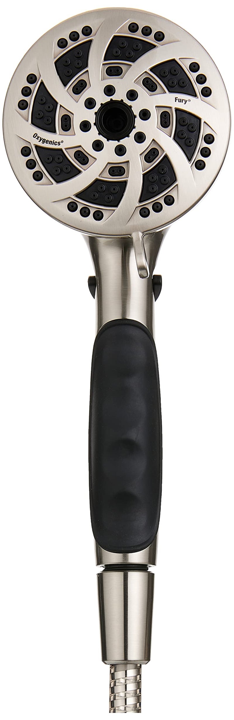 Oxygenics ETL Oxygenics 92489 Fury RV Handheld Shower - Brushed Nickel, 72 inch Hose length - Image 4