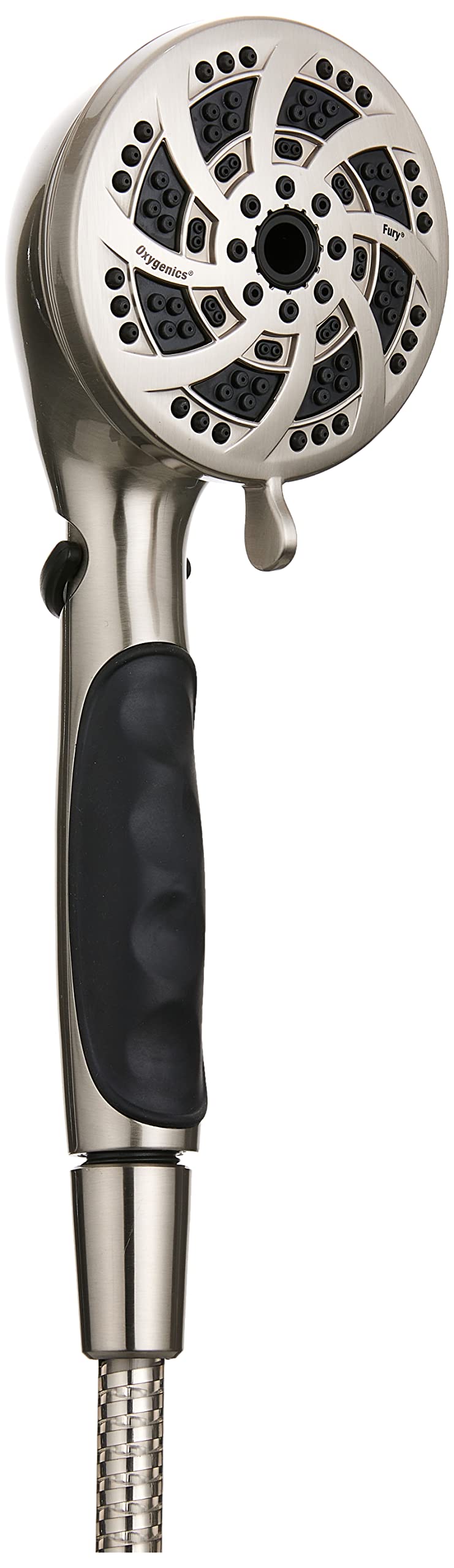 Oxygenics ETL Oxygenics 92489 Fury RV Handheld Shower - Brushed Nickel, 72 inch Hose length - Image 1