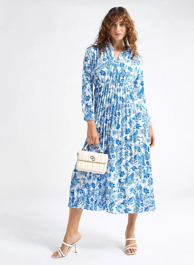 Splash FAV Floral Printed Midi Dress