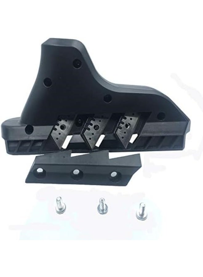 M MIAOYAN Hand planer drywall cutting tool, drywall trimmer, gypsum board trimmer, three-blade planer, gypsum board chamferer, 45° bevel, right angle planer - Image 3