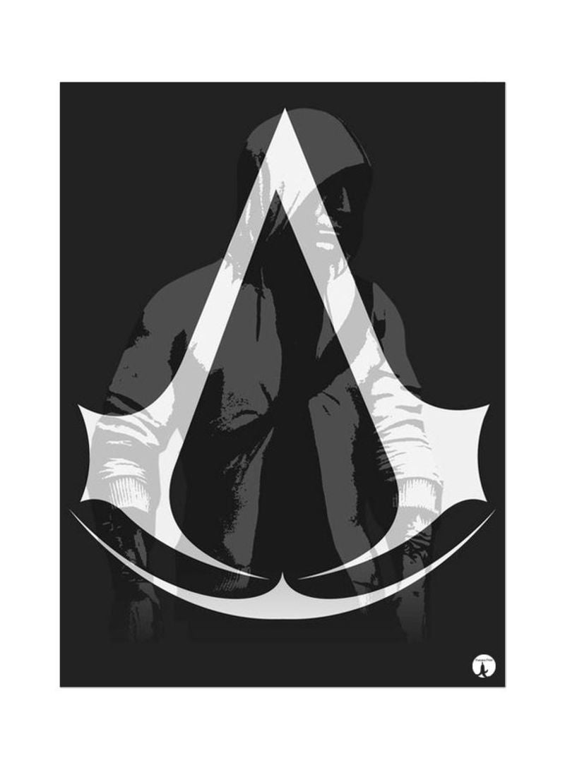 RKN Assassin's Creed Printed Mousepad Black/White/Red