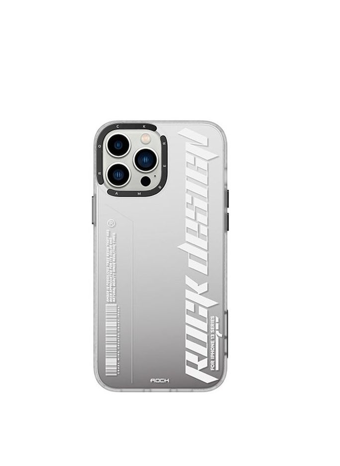 Rock Space Impression Inshare Protective Case for iPhone 13 Pro Max  Black/White