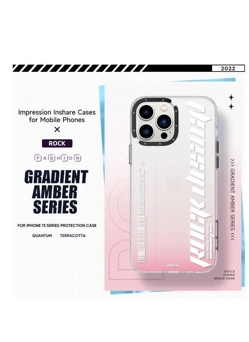 Rock Space Impression Inshare Protective Case for iPhone 13 Pro Max  Black/White